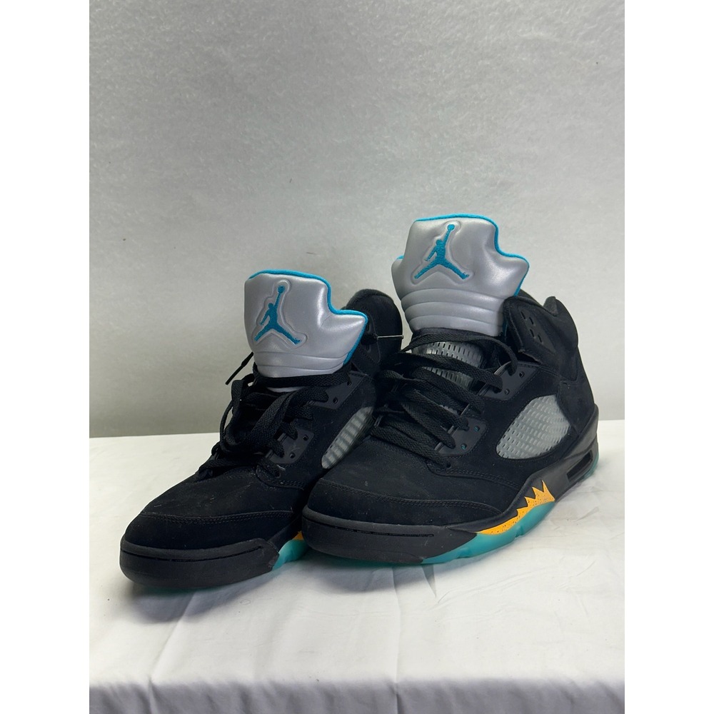 Air Jordan 5 Retro Aqua Black Taxi DD0587-047 Mens Size 13